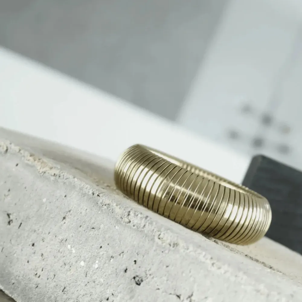 Dansk Copenhagen Smykker*dbelagt Statement Armbånd Gul