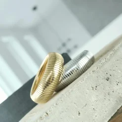 Dansk Copenhagen Smykker*dbelagt Statement Armbånd Gul