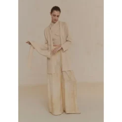 Cortana Handsker*Hana, elfenbenstrikkede vanter Hvid