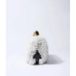 Moschino Skuldertasker*Handle Me Mini Furry Hvid