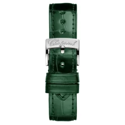 Chopard Ure*Happy Sport Kvartsur med Skive og Flydende Diamanter Grøn