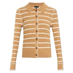 Rag & Bone Striktrøjer & Sweatere*Harper Stribet Cardigan Beige