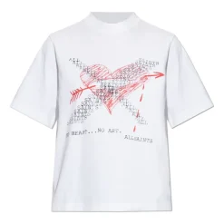 AllSaints T-Shirts*Heartache Lisa T-Shirt Hvid