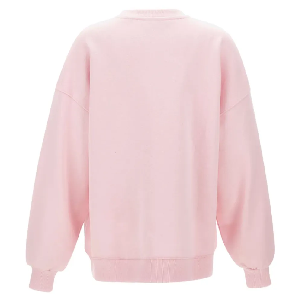 ROTATE Birger Christensen Sweatshirts|Striktrøjer & Sweatere*Heavy Sweat Crewneck Pink
