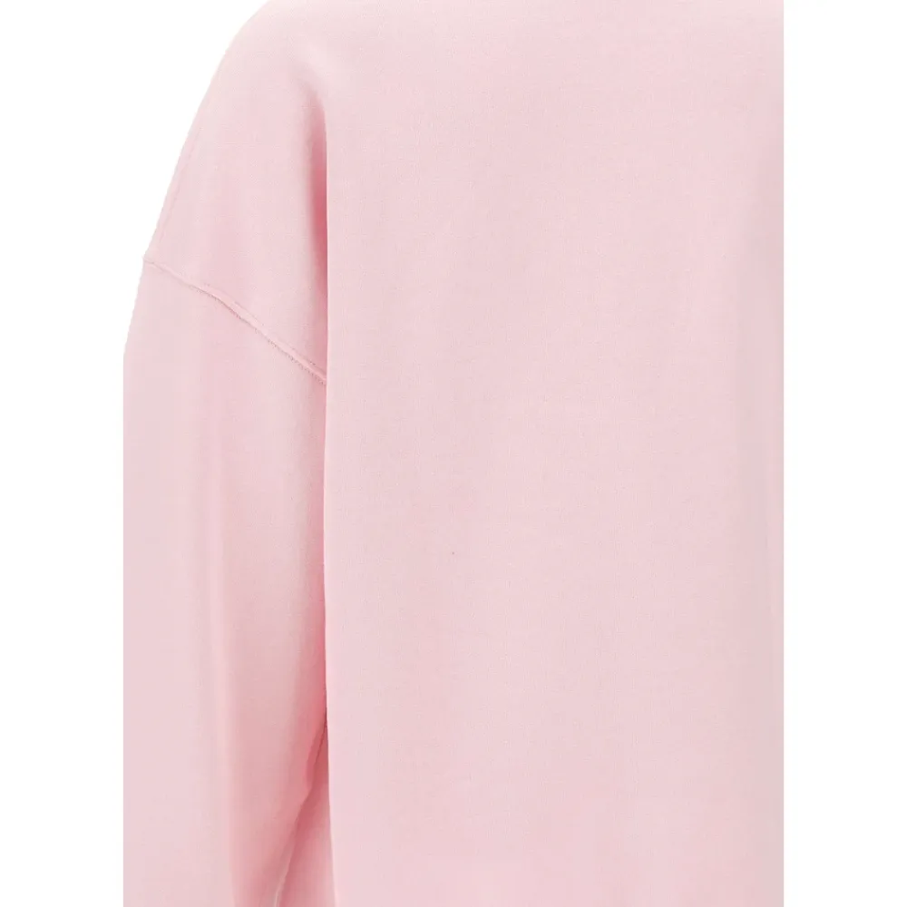 ROTATE Birger Christensen Sweatshirts|Striktrøjer & Sweatere*Heavy Sweat Crewneck Pink