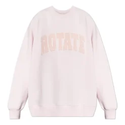 ROTATE Birger Christensen Sweatshirts*Heavy Sweat Crewneck Pink