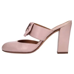 Chie Mihara Stiletter*Heeled Mules Pink