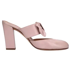 Chie Mihara Stiletter*Heeled Mules Pink