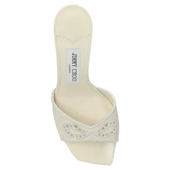 Jimmy Choo Stiletter*Heeled Mules Skye 70 Beige