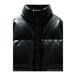 Anine Bing Jakker*High Neck Quilted Jacket Sort