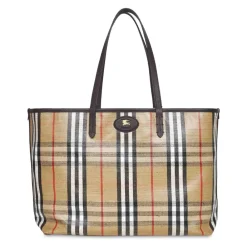Burberry Indkøbstasker*Highlands Medium Tote Beige