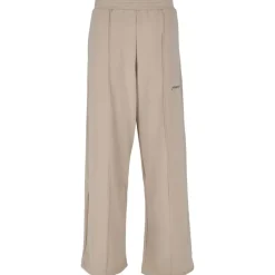 HINNOMINATE Bukser*Højtaljede bukser med logoprint Beige