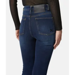 Richmond Jeans*Højtaljede bootcut mørke jeans Blå