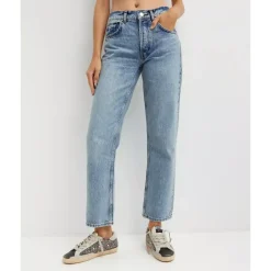 Anine Bing Jeans*Højtaljede Straight Jeans Blå