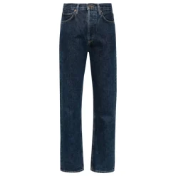 Agolde Jeans*Højtaljede straight leg jeans Blå