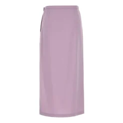 Gucci Nederdele*Højtaljet Midi Nederdel Lilla