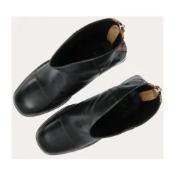 Billi Bi Støvler*Håndlavede Læderstøvler med Blokhæl Sort