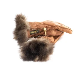 Restelli Guanti Handsker*Håndlavet Italiensk Brandy Ski Handsker Brun