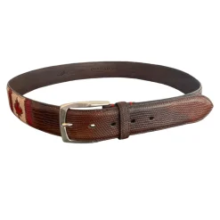 Paolo Vitale Bælter*Håndlavet Læderbælte - Model 1087499 Multifarvet