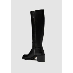 Elia Maurizi Støvler*Håndlavet Læder Lynlåsstøvle Sort