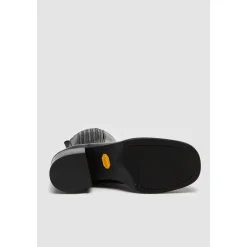 Elia Maurizi Støvler*Håndlavet Læderstøvle med Elastiske Indsatser Sort