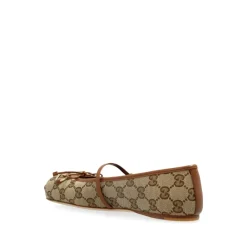 Gucci Ballerina Sko*Horsebit Ballet Flat Brun