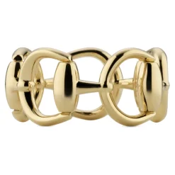 Gucci Smykker*Horsebit Ring i t d Gul