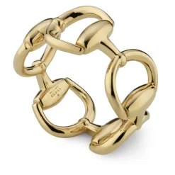 Gucci Smykker*Horsebit Ring i t d Gul