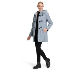 Gil Bret Frakker*Hætte Dufflecoat med Toggle Lukninger Blå