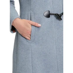 Gil Bret Frakker*Hætte Dufflecoat med Toggle Lukninger Blå