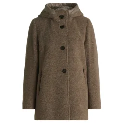 Gil Bret Jakker*Hættet uldjakke Sporty stil Brun