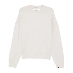 Extreme Cashmere Striktrøjer & Sweatere*Cashmere Sweater med Crew Neck Hvid
