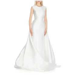 Solace London Kjoler*Ærmeløs Kjole med Bagtøj Hvid