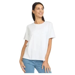 2-Biz T-Shirts*Top med Motiv Print Hvid