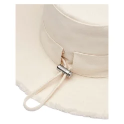 Jacquemus Huer & Kasketter*e Bomuldshatte Hvid