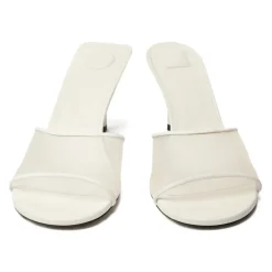 Jacquemus Stiletter*e lædersandaler Hvid