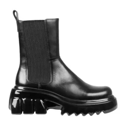 Stine Goya Chelsea Boots*Hybrid Space Wedge Støvler Sort