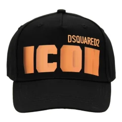 Dsquared2 Huer & Kasketter*Ikon Baseballkasket med spænde lukning Sort
