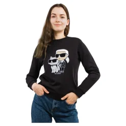 Karl Lagerfeld Sweatshirts*Ikonik 2.0 Sweatshirt Sort