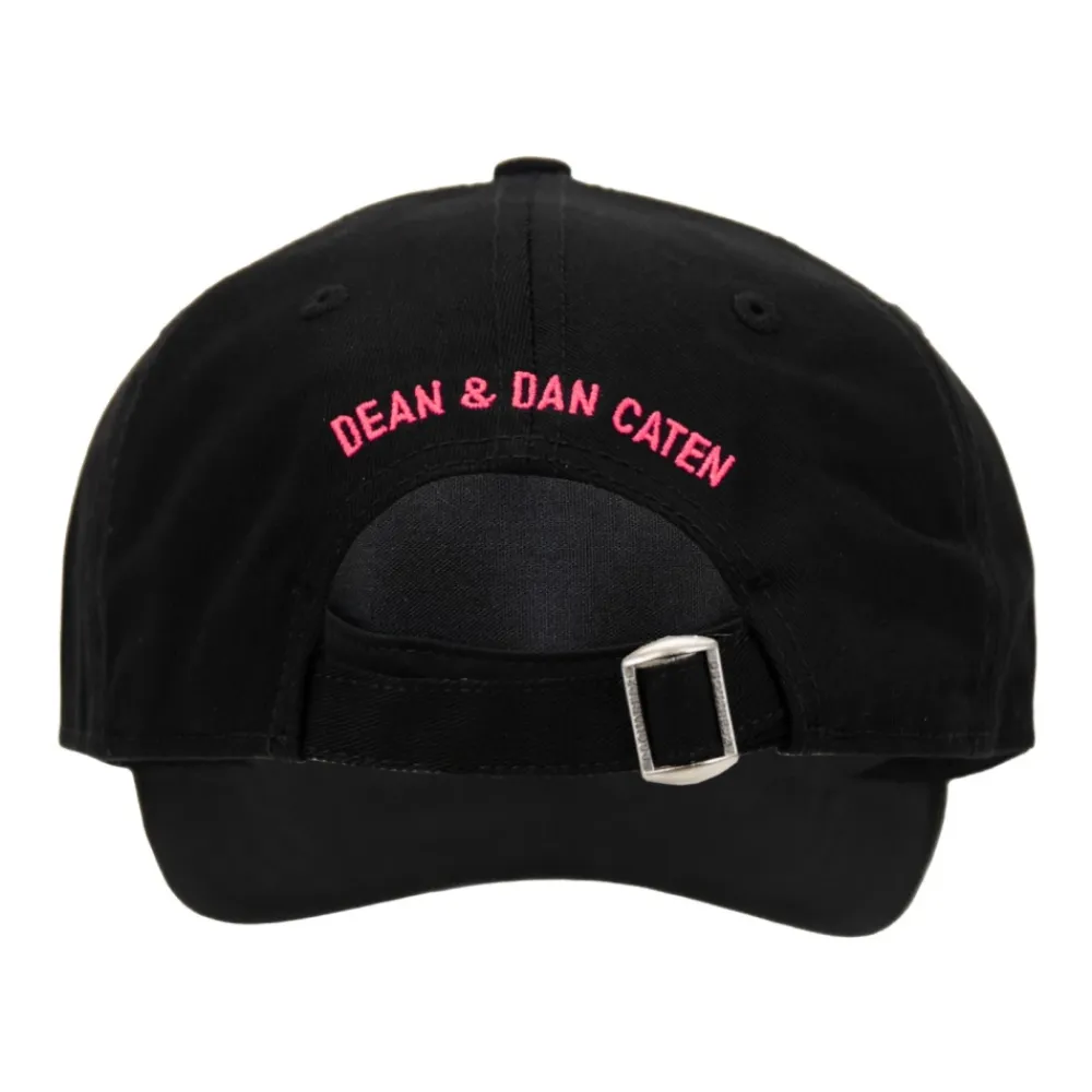 Dsquared2 Huer & Kasketter*Ikonisk baseballkasket med spænde Sort