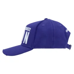 Dsquared2 Huer & Kasketter*Ikonisk baseballkasket med spænde Blå