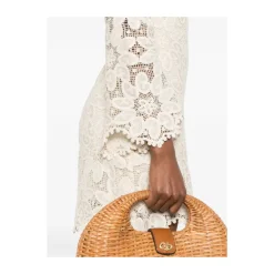 Malina Kjoler*Imani Sand Kjole Hvid