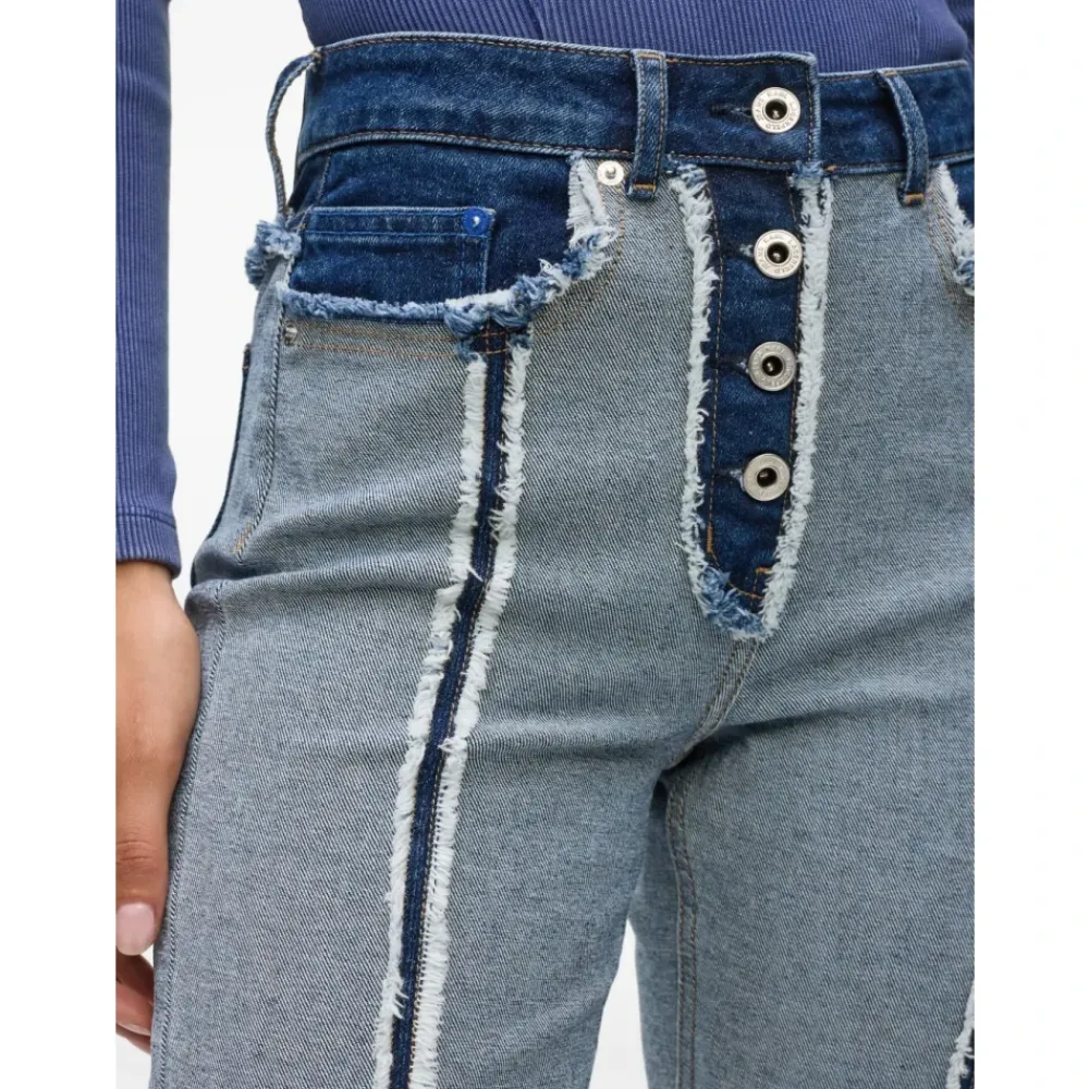 Karl Lagerfeld Jeans*Inside-out Straight Jeans Blå