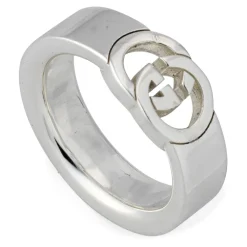 Gucci Smykker*Interlocking Interlocking G ring i sterlingsølv Grå