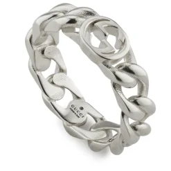 Gucci Smykker*Interlocking Ring Grå