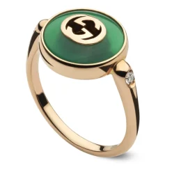 Gucci Smykker*Interlocking Ring i lyserød guld Multifarvet