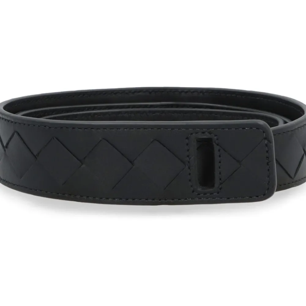 Bottega Veneta Bælter*Intrecciato Bælte Sort