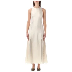 Loulou Studio Kjoler*Iraka Lang Kjole Hvid