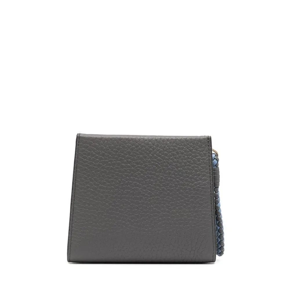 Mulberry Clutch*Iris Coin Zip Around Clutch Grå