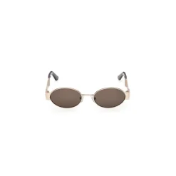 Guess Solbriller*Iris Oval Metal Sunglasses Gul